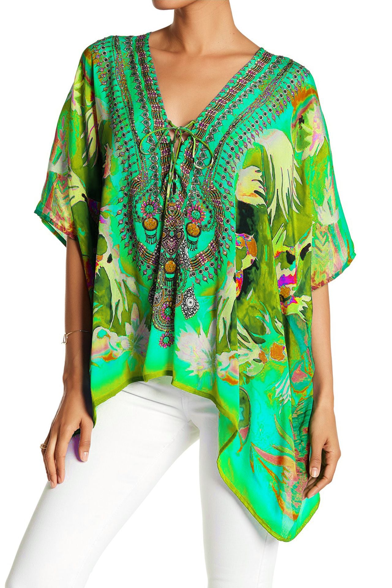 Womens caftan cheap tops