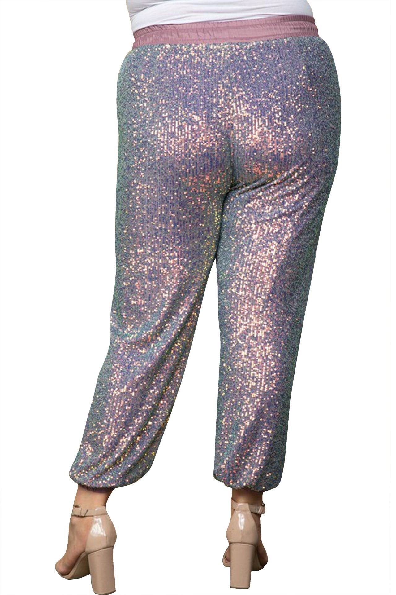 Sequin Jogger Pants Shop Designer Sequin Pants Kyle Richards Shahida Shahida Parides 1383