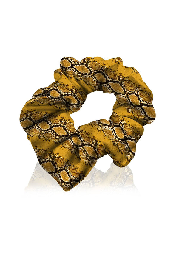 Biodegradable Fabrics Vegan Silk Scrunchie in Golden Cob