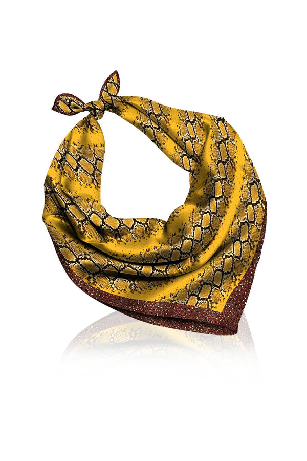 Golden Cob Scarves Made With Cupro Vegan Silk