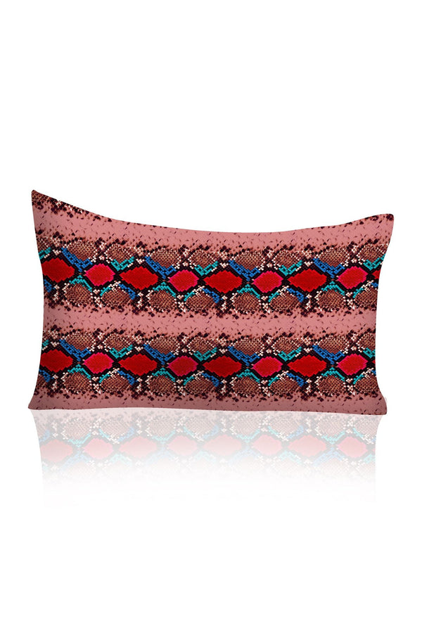 Red Pillow Cover with Biodegradable Fabrics