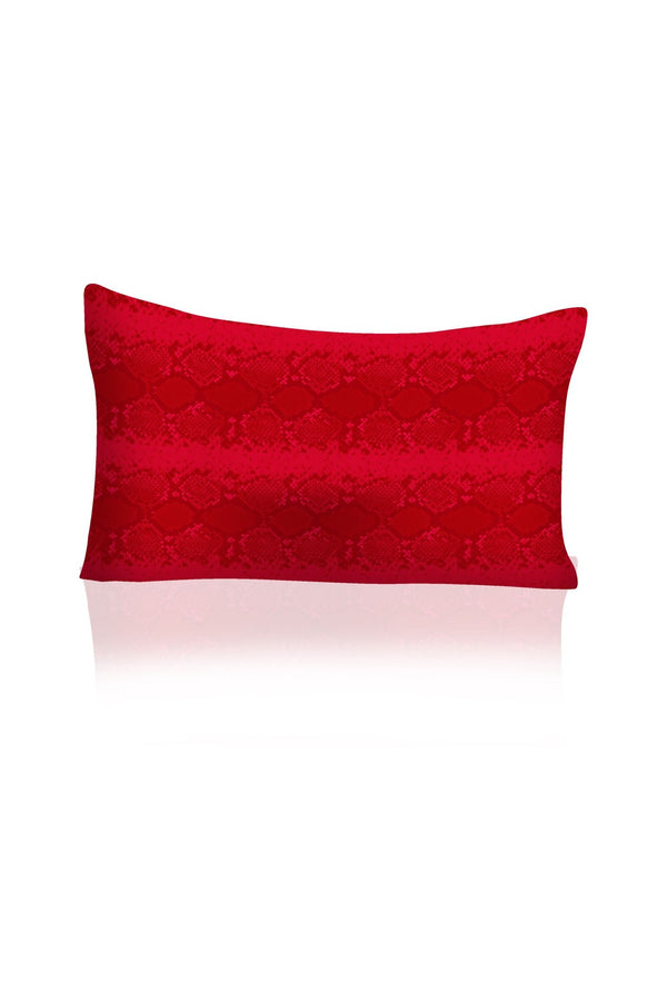 Red Pillow Cover Made With Cupro