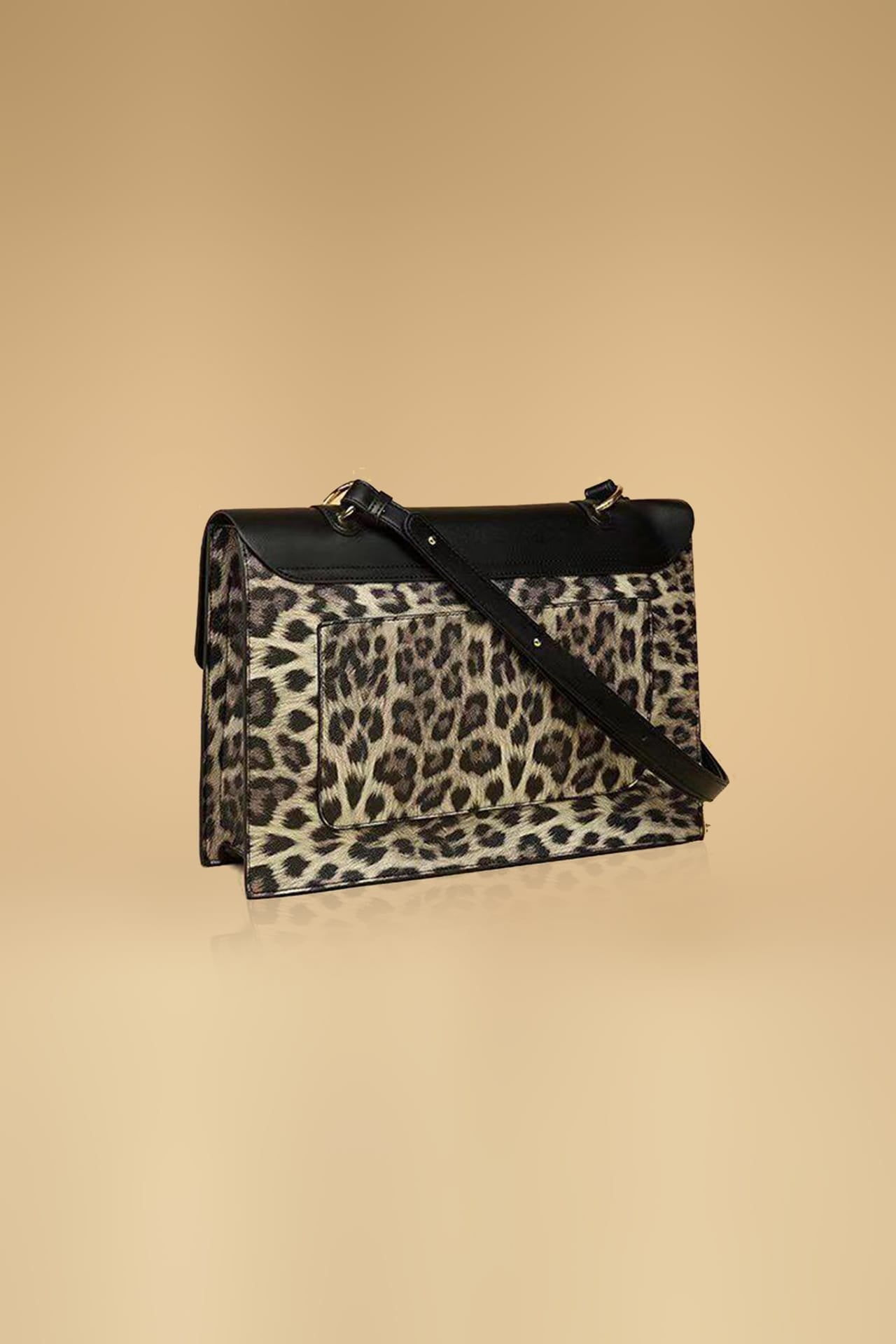 Ladies leopard hotsell print bag