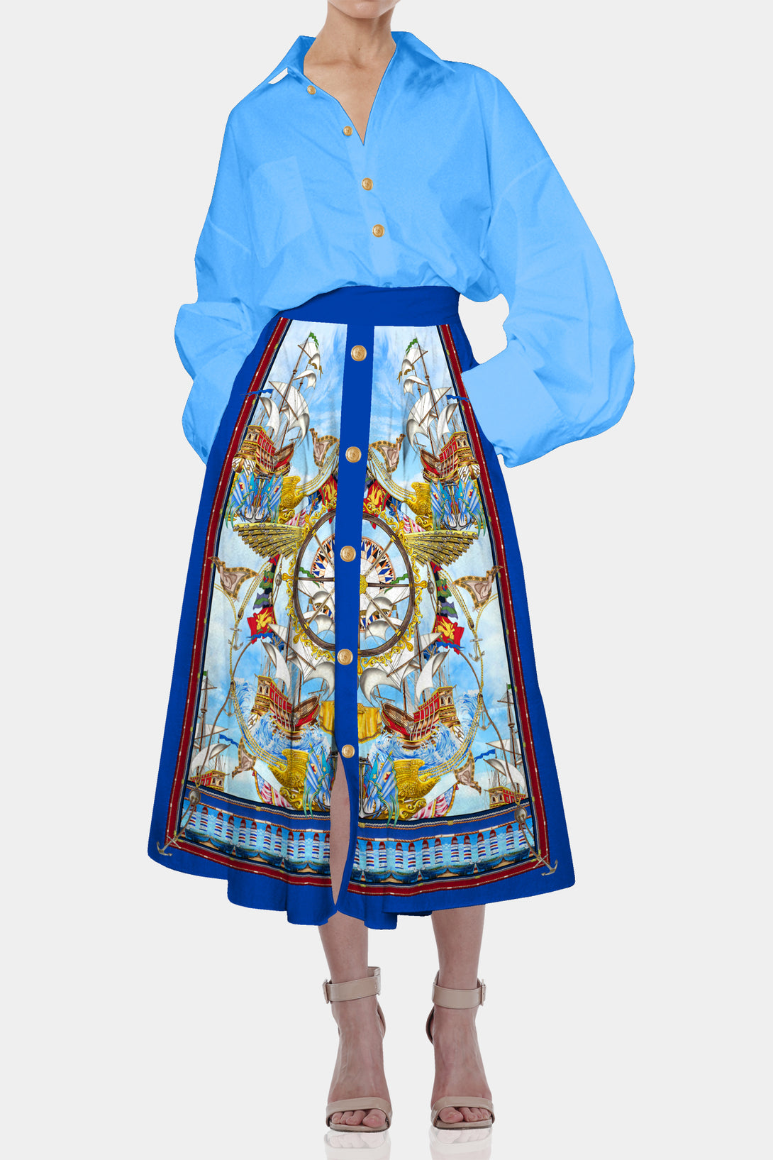 Shahida Parides,
Nautical Flair,
womens skirts midi,
skirt womens midi,
midi skirts for women,