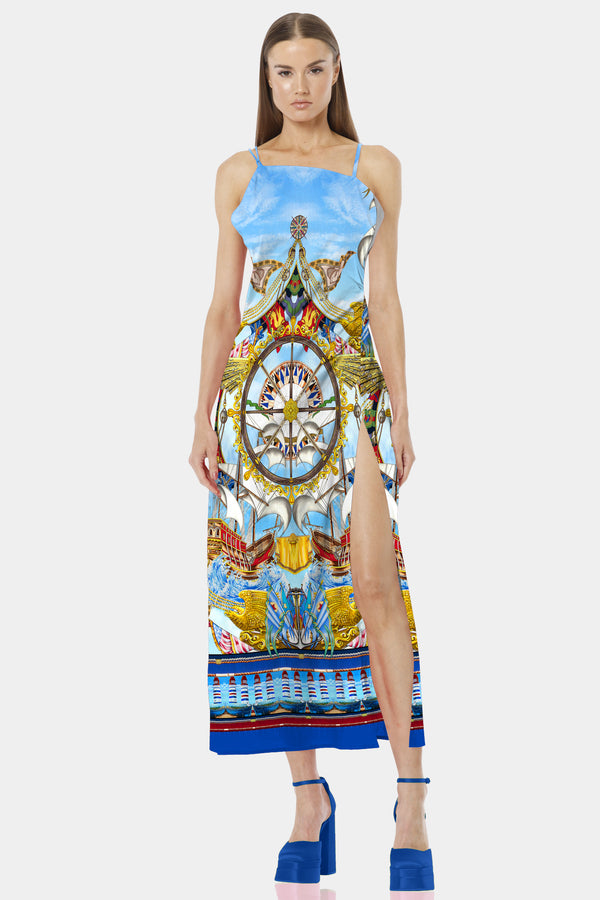 luxury maxi dress,
long western dresses,
long sundresses,
Shahida Parides,
Nautical Flair,