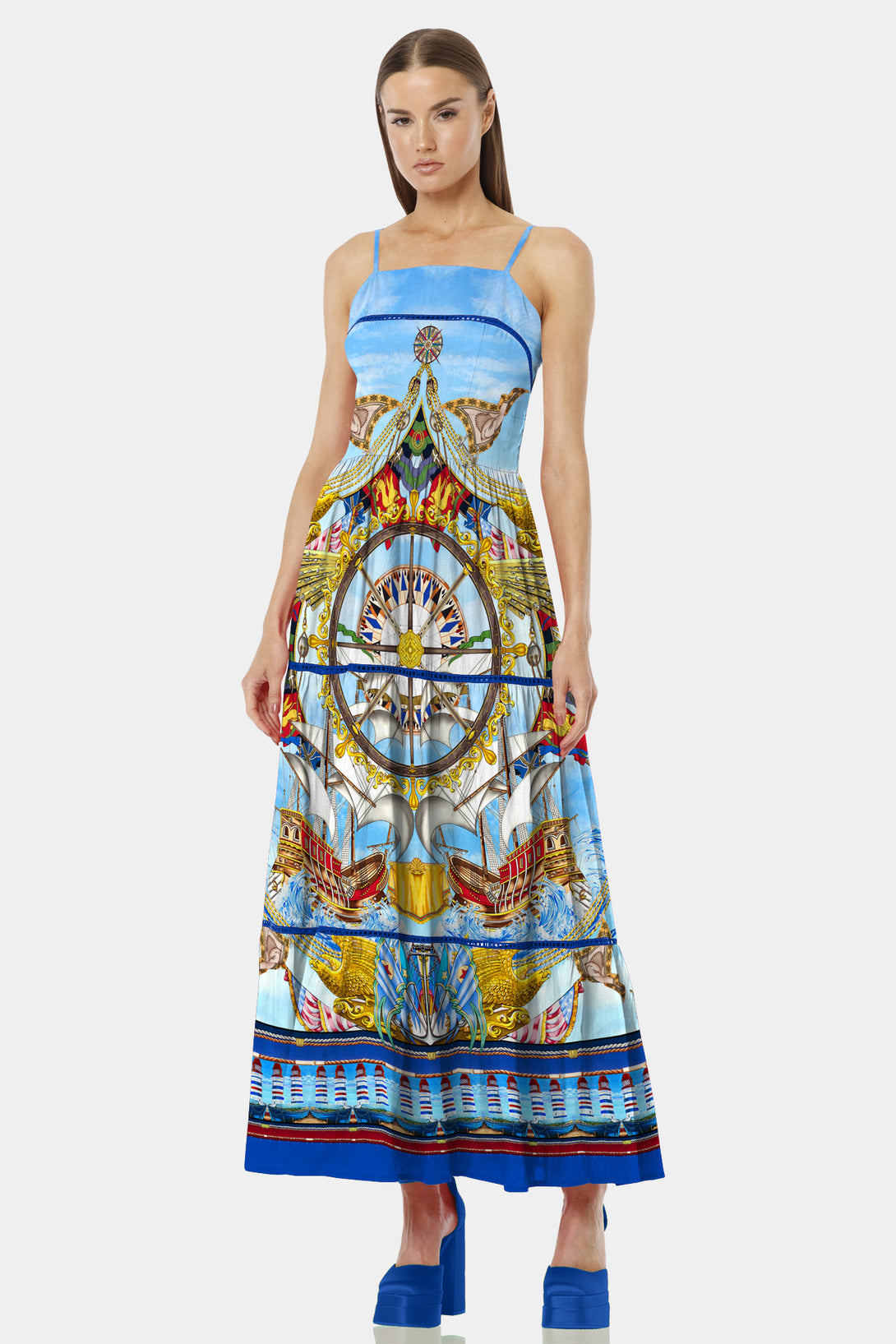 unique maxi dresses,
trendy maxi dress,
sundress for women,
Shahida Parides, Nautical Flair,