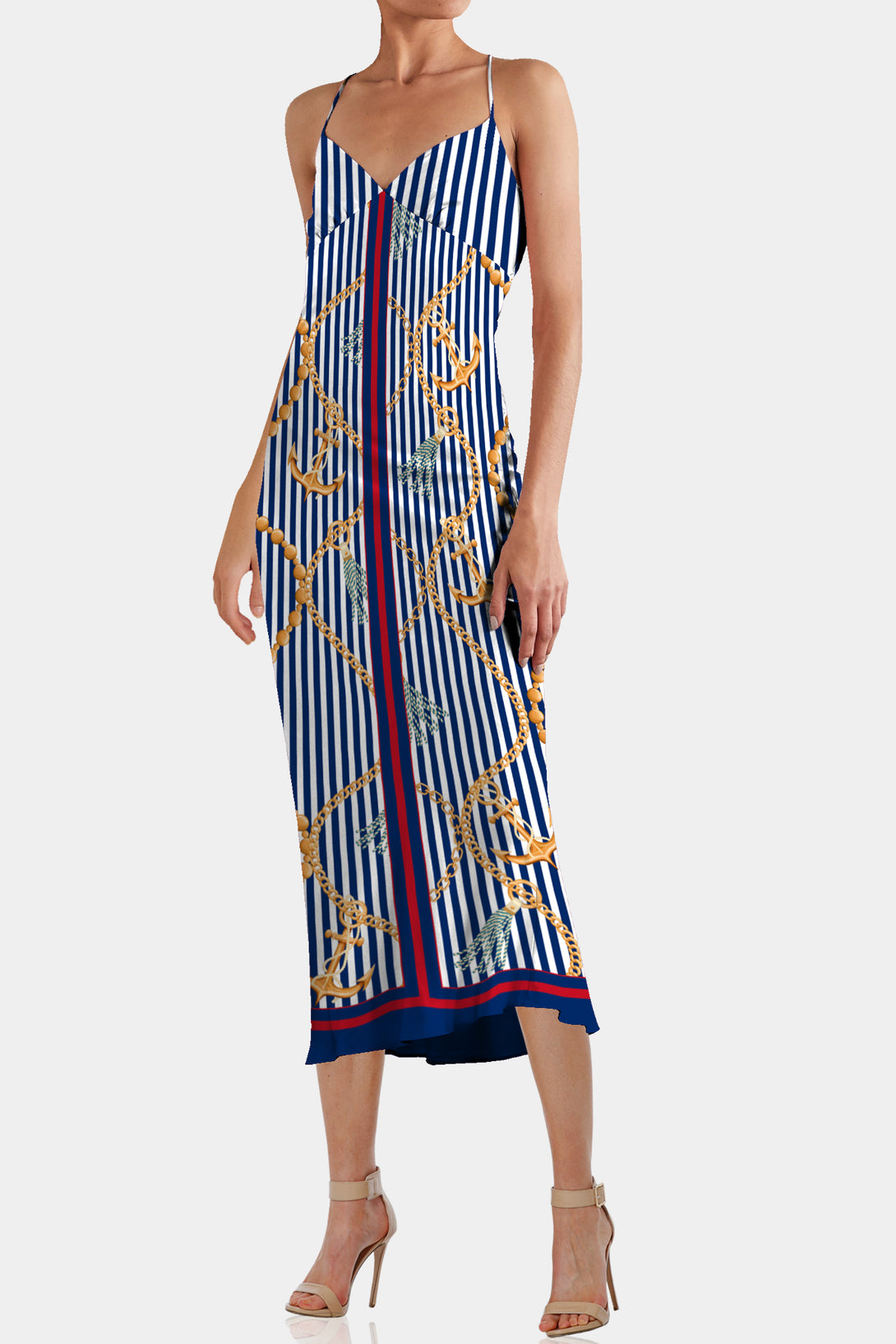 Nautical Stripes,
Shahida Parides,
light blue dress,
day dresses for women,