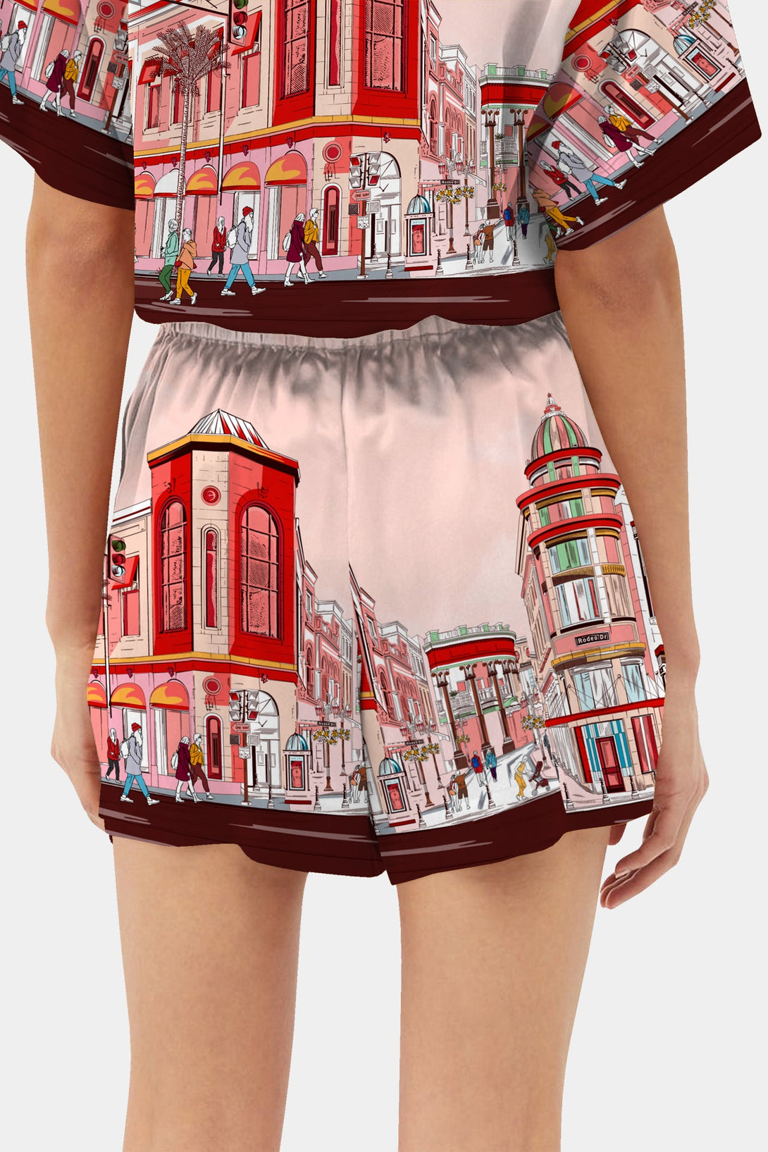 Kyle X Shahida, Rodeo Drive Print, womens patterned shorts,
shorts with print,