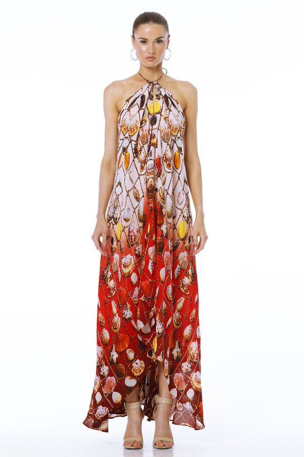 long flowy dresses, Shahida Parides, asymmetrical dress, asymmetrical cocktail dress,