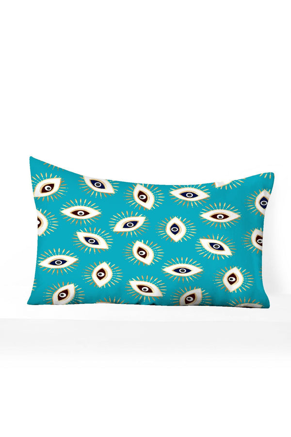 "Kyle X Shahida" "light blue pillowcase "blue decorative pillow covers" "blue white pillow covers"