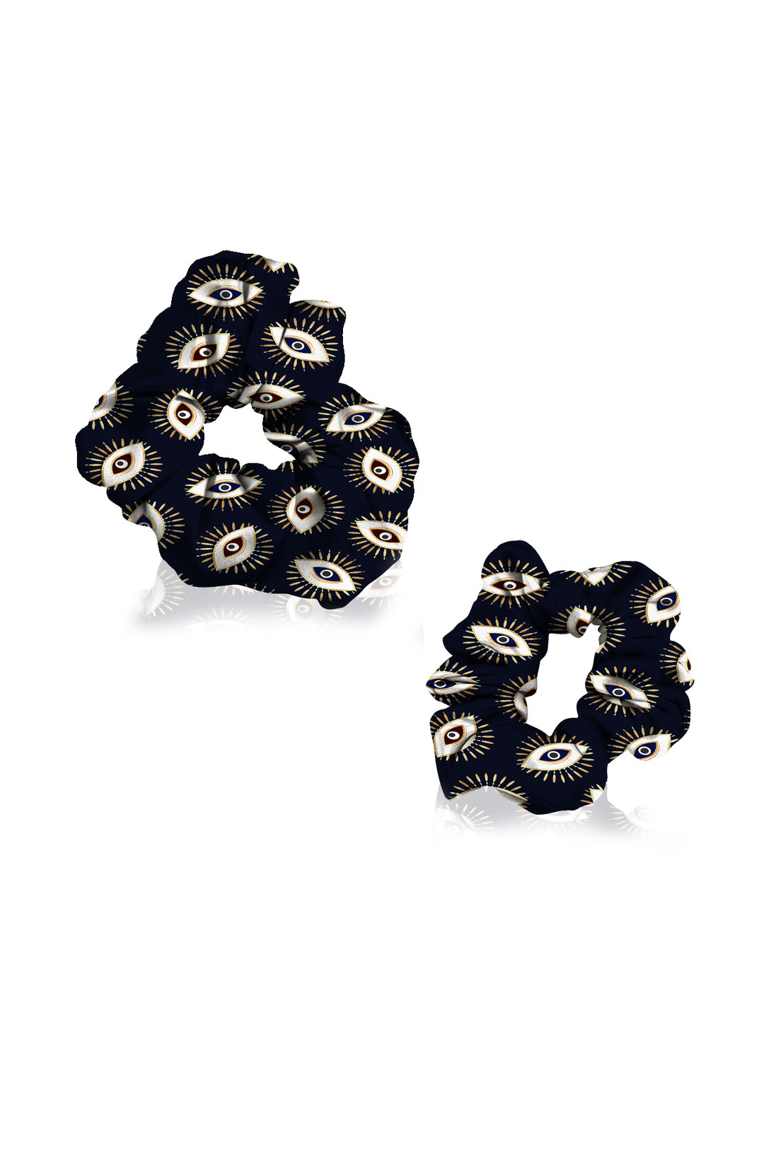 black and white scrunchies, best silk hair ties, black scrunchie silk, Kyle X Shahida,