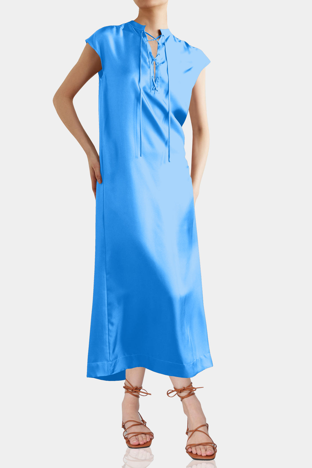 Shahida Parides,
summer vacation dresses,
blue dresses for women,
midi sundress for women,