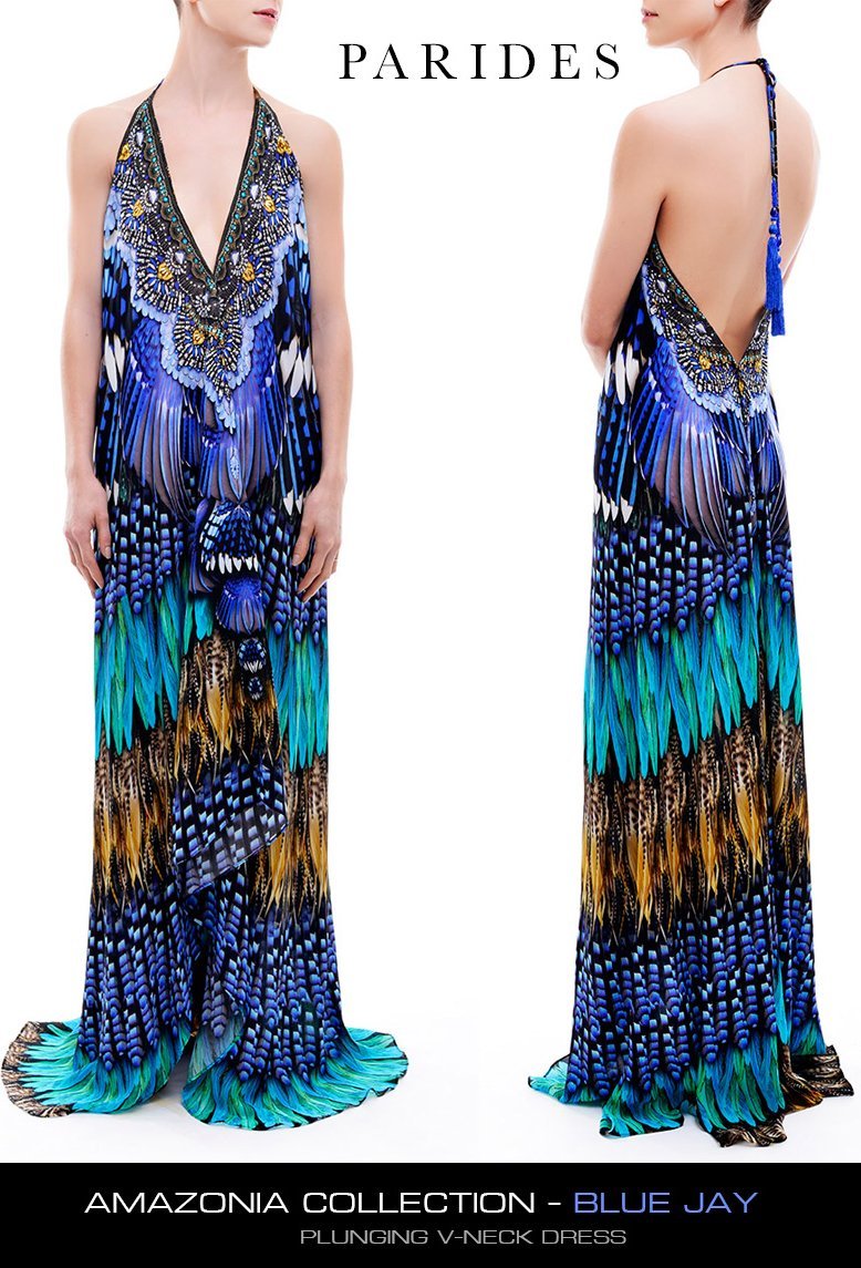  blue colour maxi dress, Shahida Parides, beach maxi dress, long summer dresses, backless maxi dress,