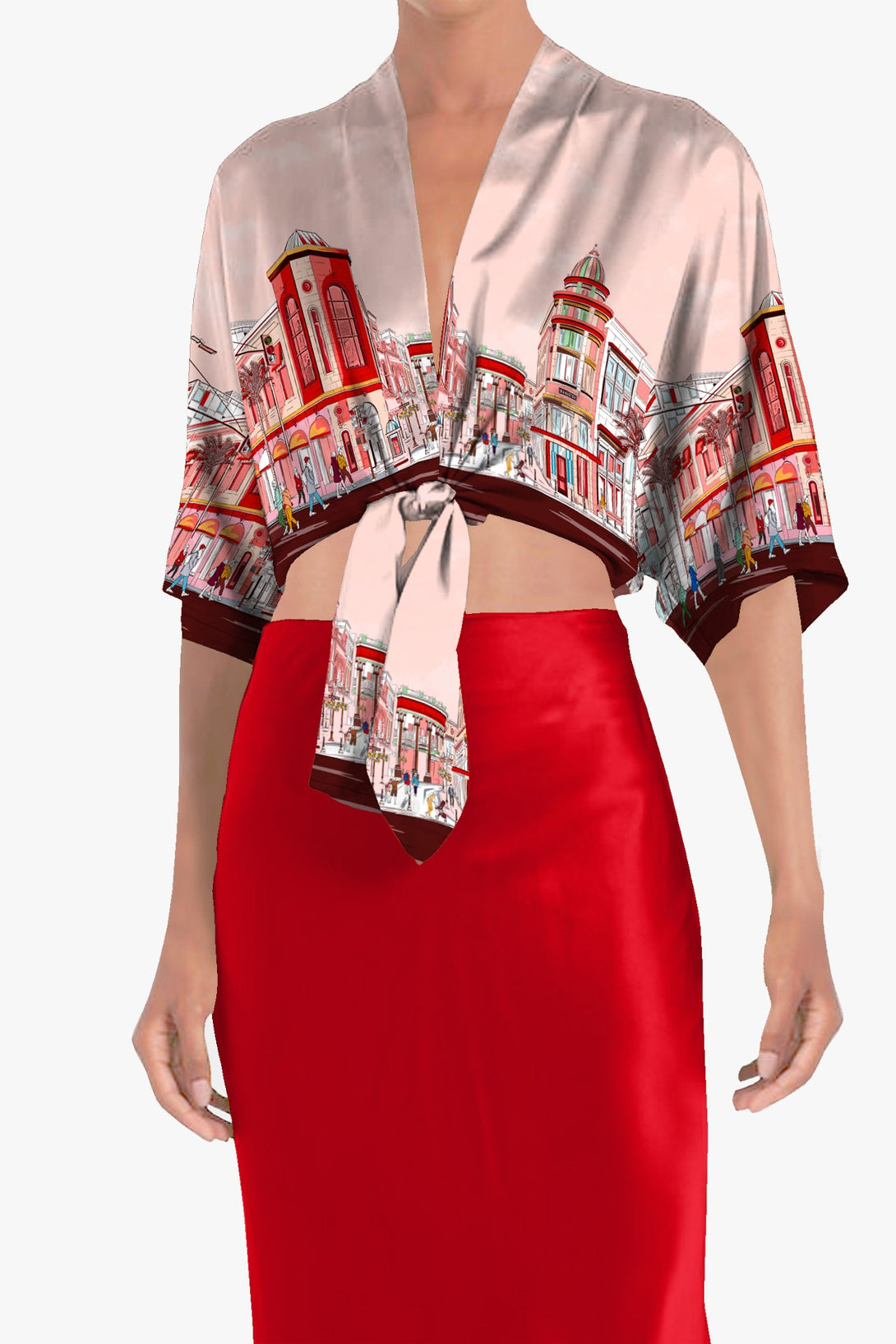 Rodeo Drive Print,
Kyle X Shahida,
going out tops women
cute tops for summer,