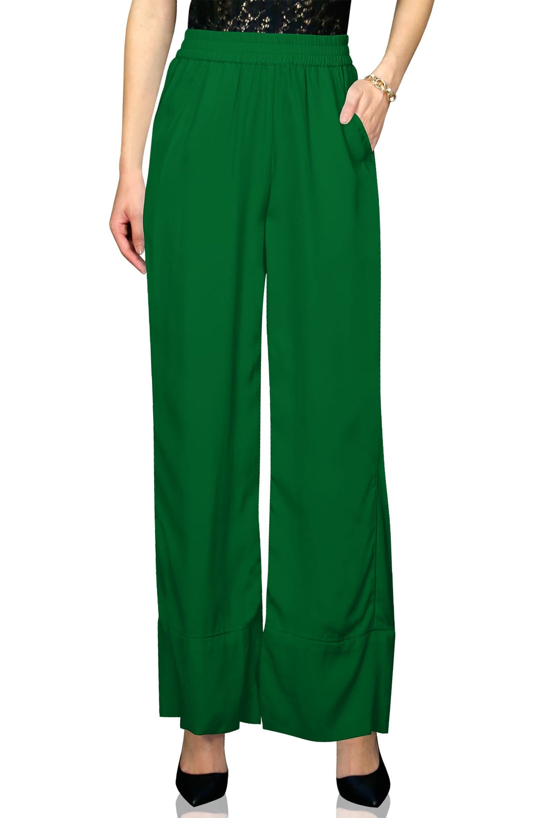 "straight leg dress pants" "plus size green pants" "green dress pants womens" "Kyle X Shahida"