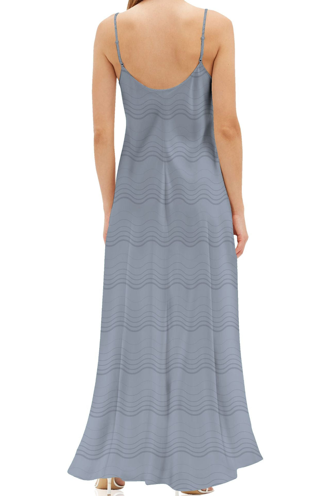 "grey slip dress" "long camisole dress" "Kyle X Shahida" "long silk slip dress"