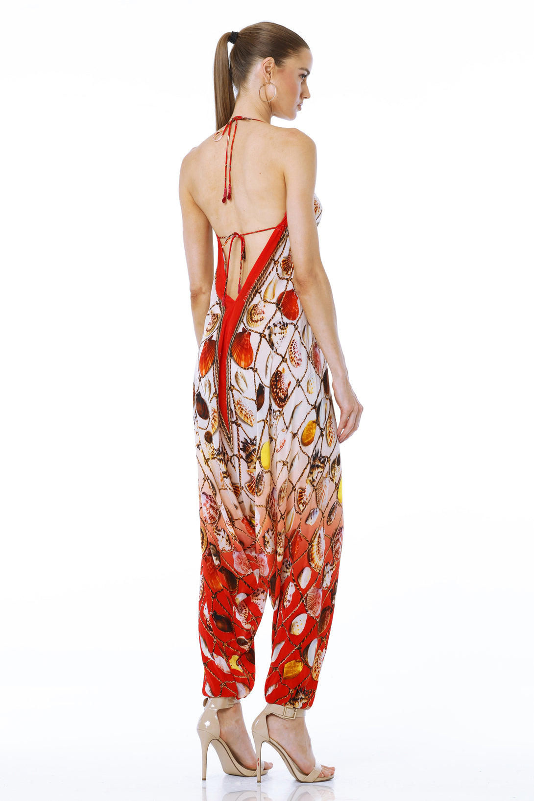 Shahida Parides,
harem one piece romper,
harem leg jumpsuit,
harem jumpsuit with pockets,