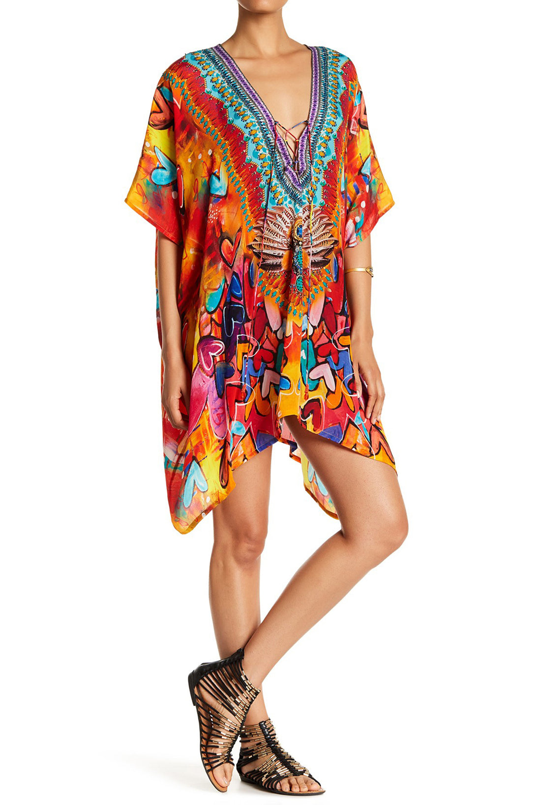  beach kaftan, Shahida Parides, short dresses for women, cute short dresses,