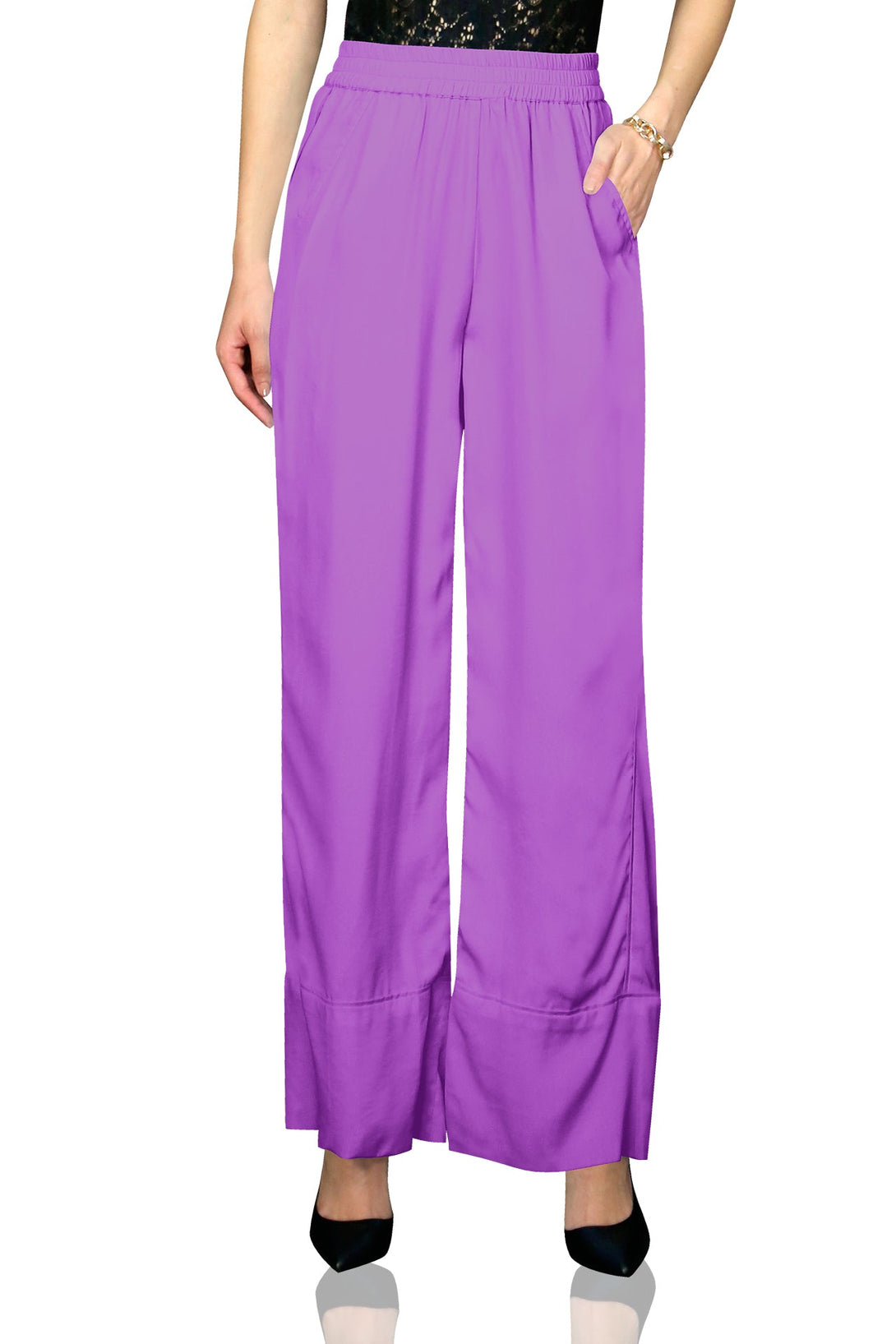 "straight leg dress pants" "plus size green pants" "lavender wide leg pants" "Kyle X Shahida"