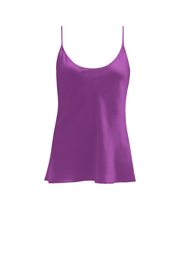 st women's camisole"  "Kyle X Shahida" "womens silk camisole" "lavender cami top"