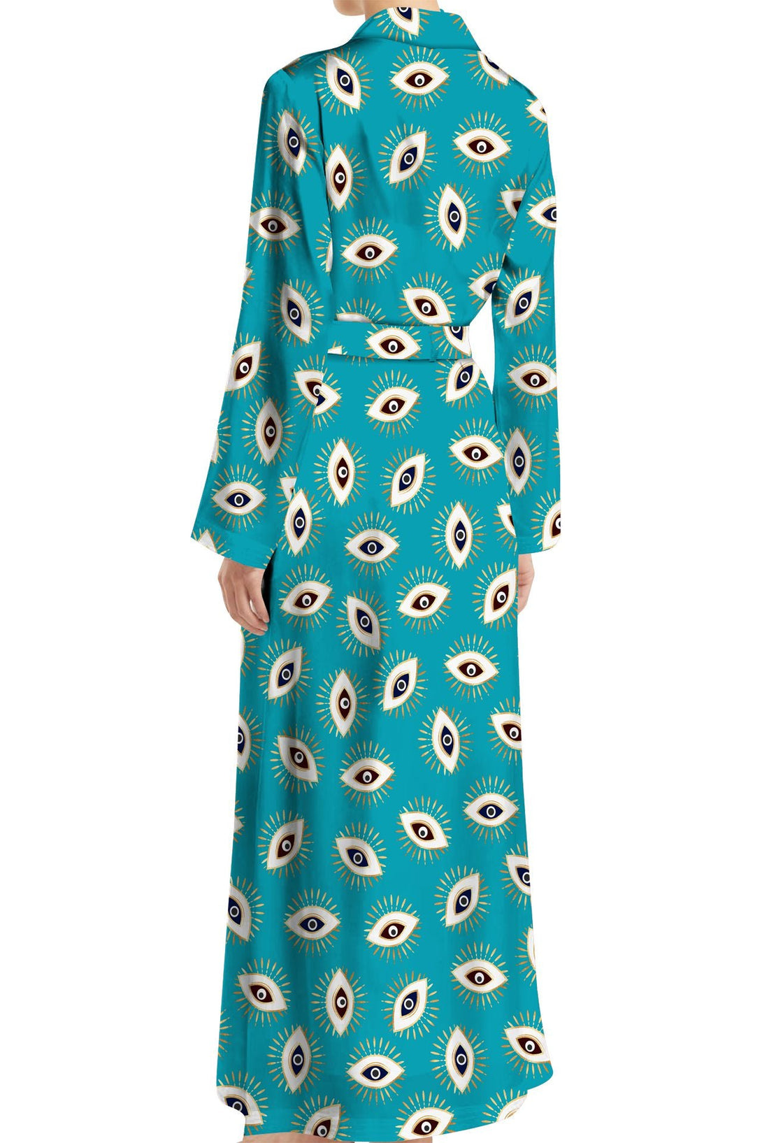 "plus size long wrap dress" "wrap dress evening" "Kyle X Shahida" "full length wrap dress"