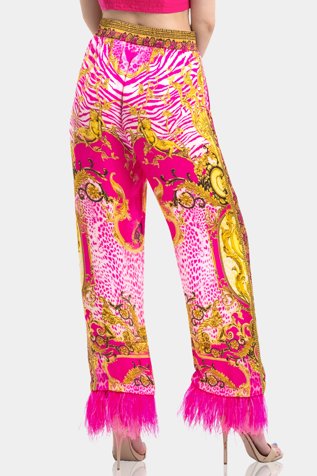 Shahida Parides,
hot pink matching sets,
two piece hot pink set,
pink two piece set plus size,