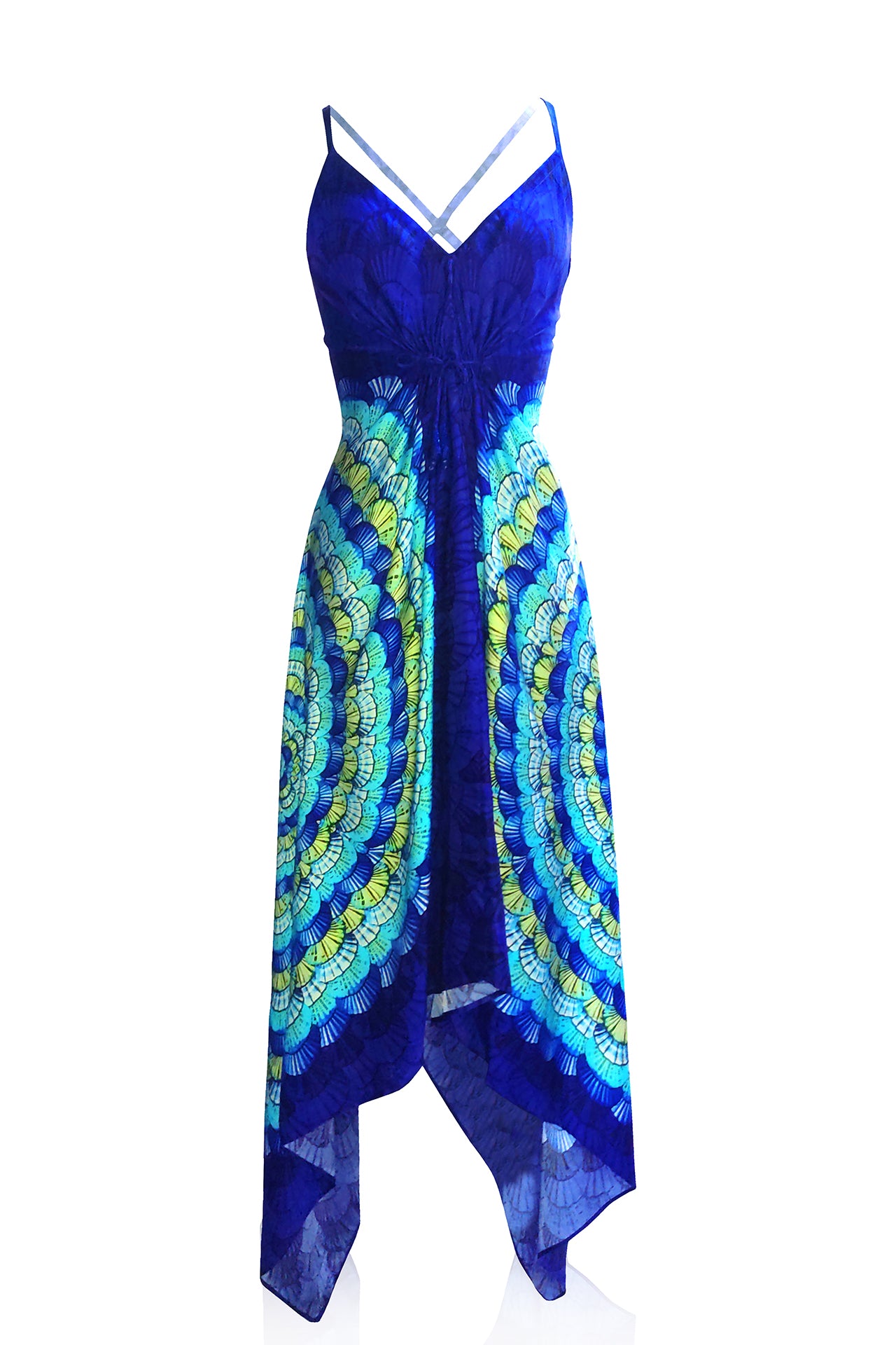 Blue Scarf Dresses