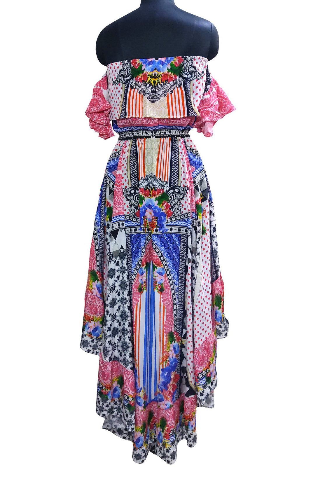  blue maxi dress, high low formal dresses, Shahida Parides, long flowy dresses, plus size maxi dresses,