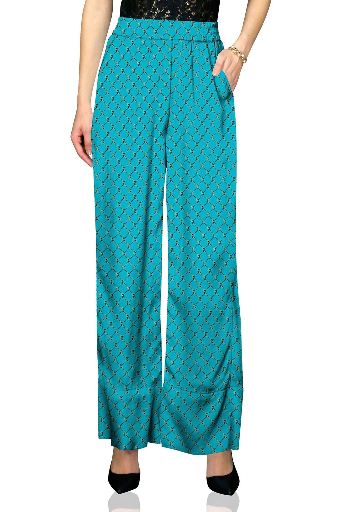 "light blue suit pants" "Kyle X Shahida" "plazzo for woman" "womens plazzo pants"