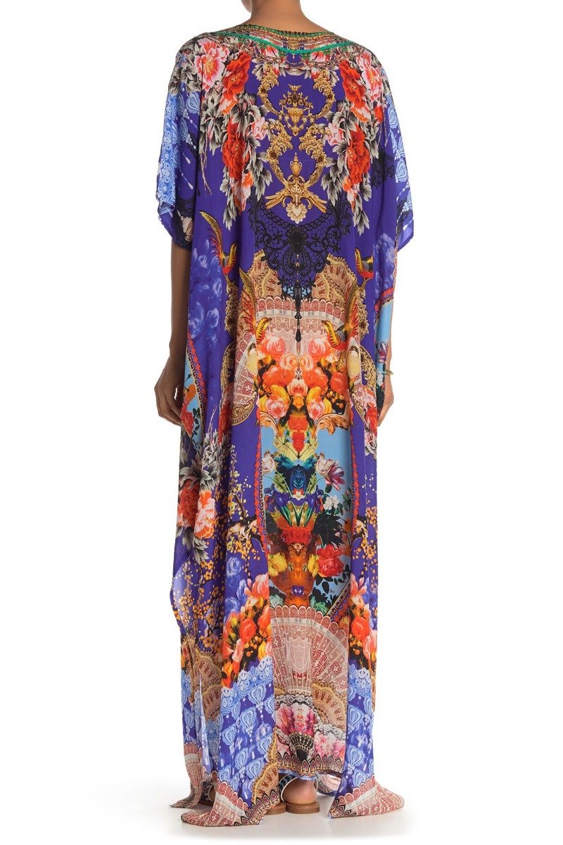  caftans for plus size, silk caftan dress, Shahida Parides, caftans for women, dresses for vacation,