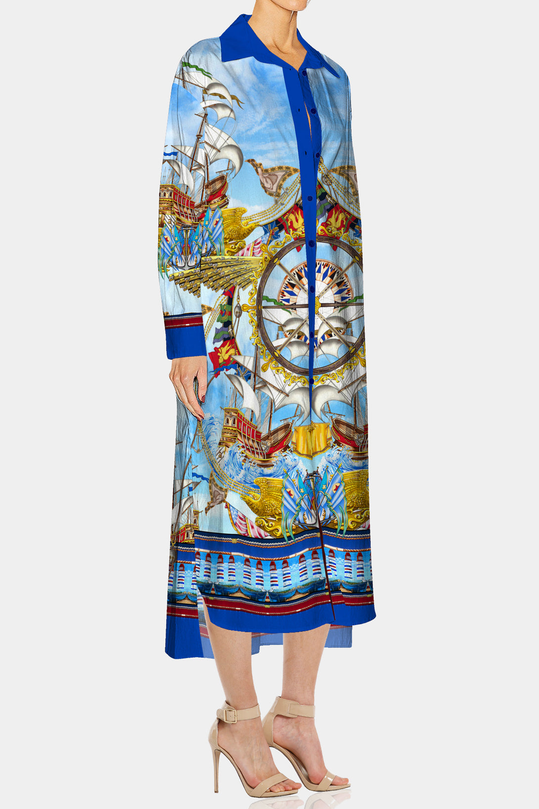 Nautical Flair,
Shahida Parides,
Collared shirt dress,