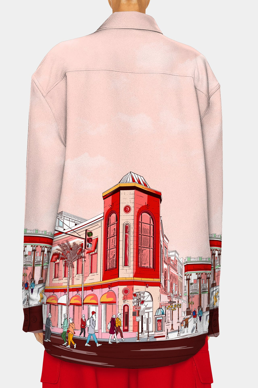 Kyle X Shahida,
Rodeo Drive Fashion,
printed shirt,
casual shirts for women,