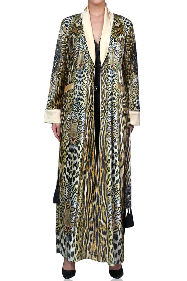 Velvet Long Robe Jacket