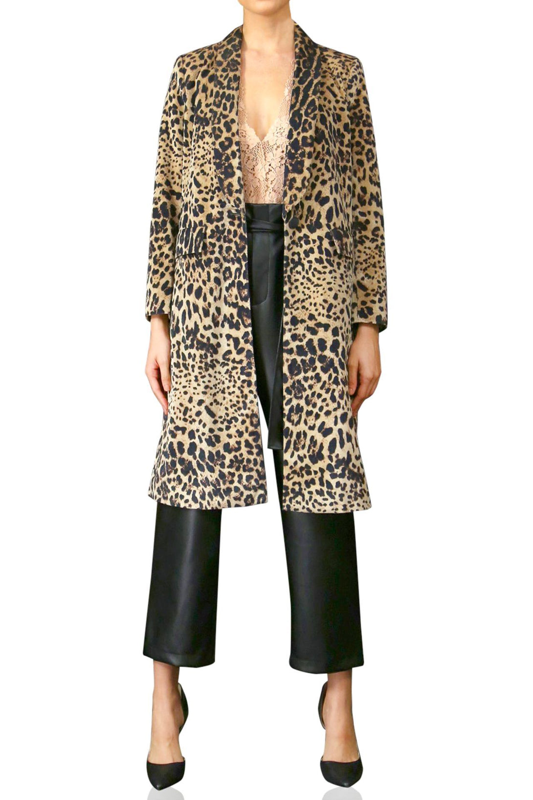 Designer-Women-Animal-Print-Long-Jacket